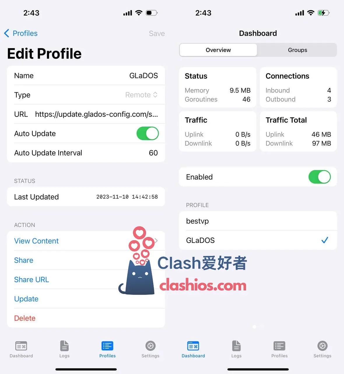 sing-box 导入订阅配置示例 sing-box 导入订阅配置示例