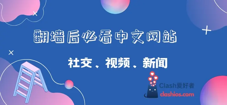 15个翻墙必看中文网 - Clash.lat